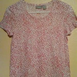 Chico leopard print short sleeve top